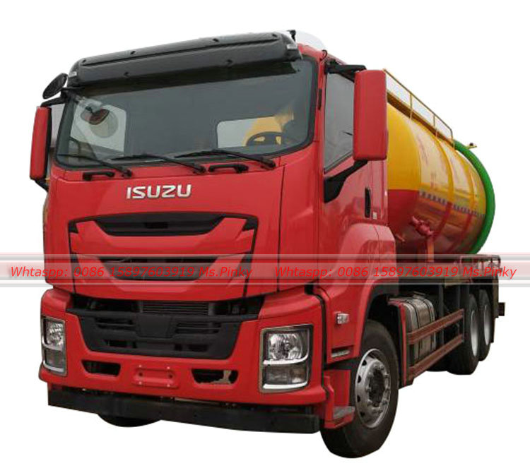 Combine Vacuum Jetting Truck with ISUZU GIGA 18000Liters