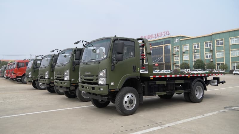 جميع الدفع الرباعي 4x4 4WD ايسوزو هادم شاحنة تصدير إلى روسيا